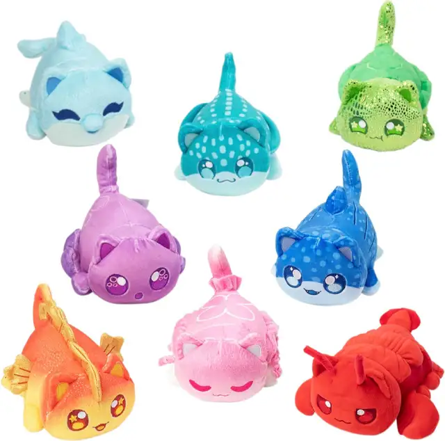 Bonkers Toys Aphamau 6025 Peluche Mini Sorpresa Aphmau 6 Pulgadas Bajo El Mar
