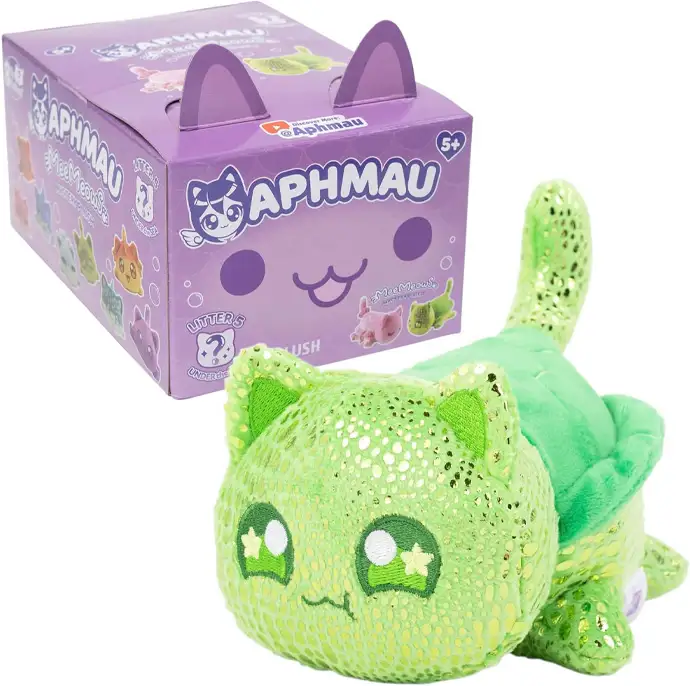 Bonkers Toys Aphamau 6025 Peluche Mini Sorpresa Aphmau 6 Pulgadas Bajo El Mar