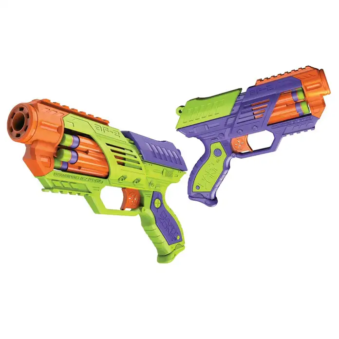Prime Time Toys Dart Zone 6359-1-Eu Nitroshot Lanzadores Blitzfire Quickshot Paquete De 2