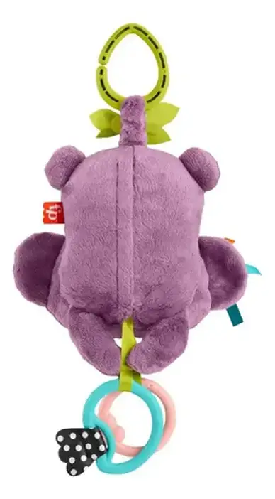 Mattel Fisher Price Jff02 Cochecito Con Mono Morado