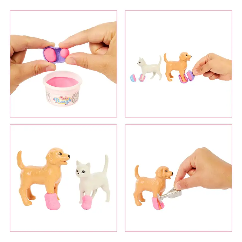 Mattel Barbie Jfx93  Clinica Veterinaria De Mascotas Con Accesorios