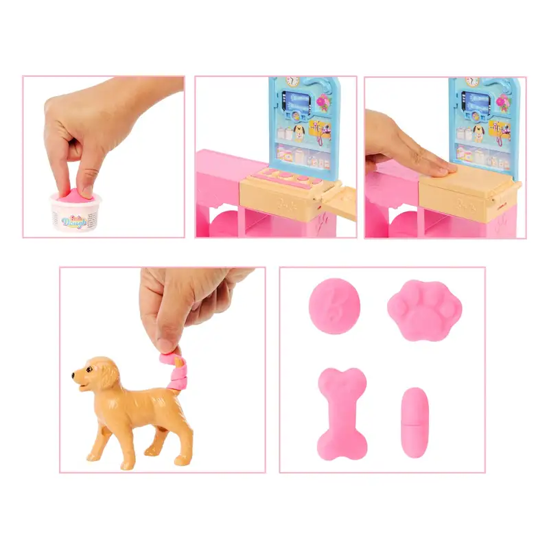 Mattel Barbie Jfx93  Clinica Veterinaria De Mascotas Con Accesorios