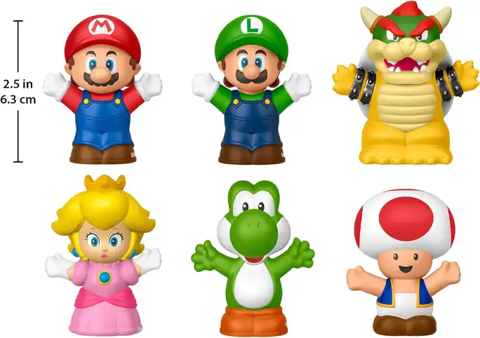 Mattel Fisher Price Jhg63 Mario Bros Figuras Serie 26 Multipack