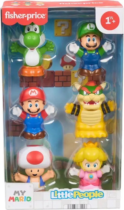 Mattel Fisher Price Jhg63 Mario Bros Figuras Serie 26 Multipack