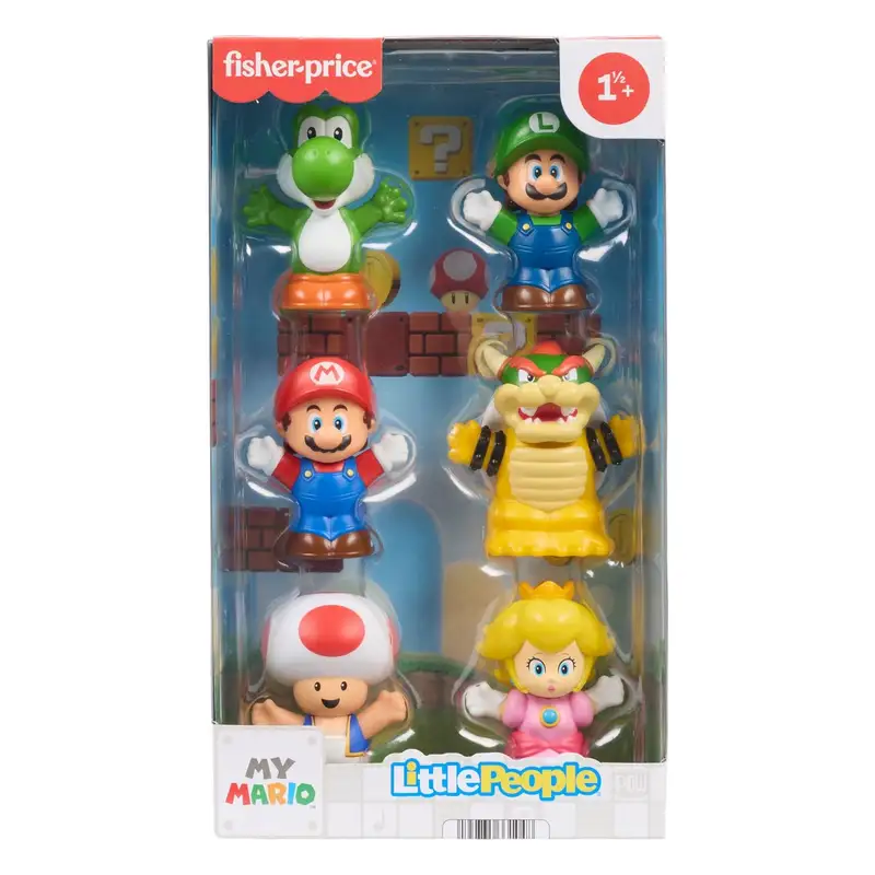 Mattel Fisher Price Jhg63 Mario Bros Figuras Serie 26 Multipack