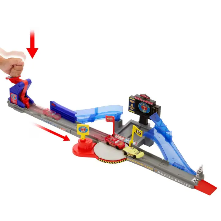 Mattel Disney Jhl42 Cars Pista Acrobacias Circuito Velocidad