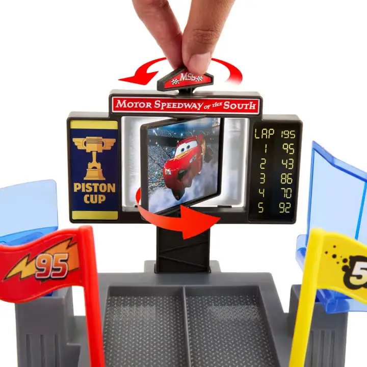 Mattel Disney Jhl42 Cars Pista Acrobacias Circuito Velocidad