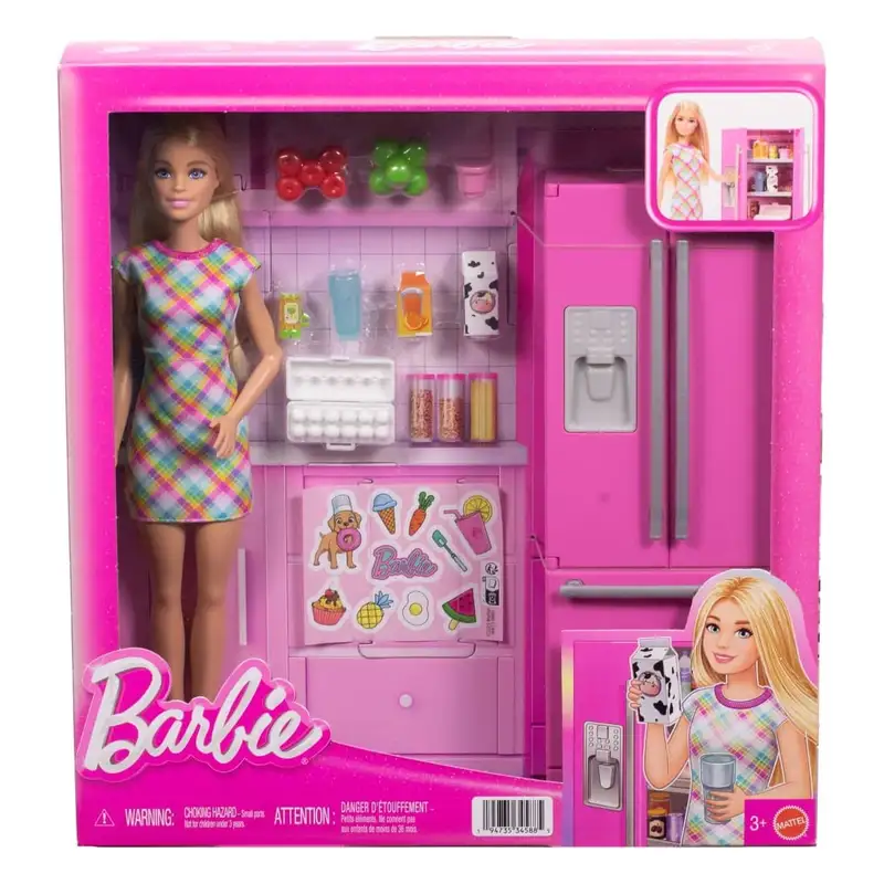 Mattel Barbie Jkb52 Set Casa Con Cocina