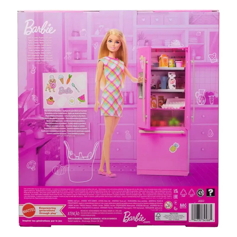 Mattel Barbie Jkb52 Set Casa Con Cocina