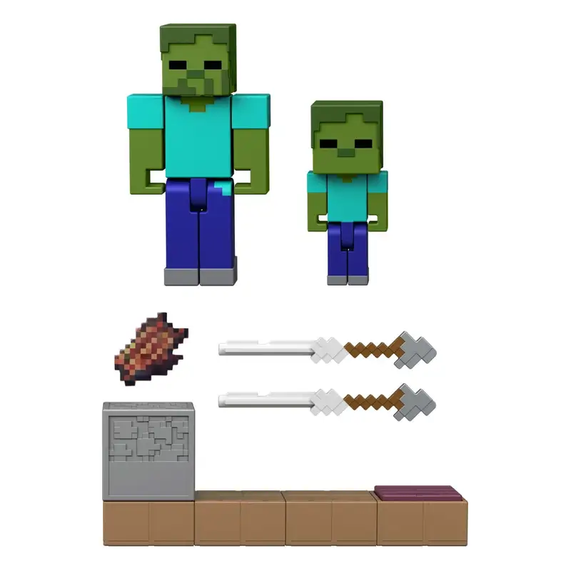 Mattel Minecraft Jkk00 Figuras Con Funciones Surtido