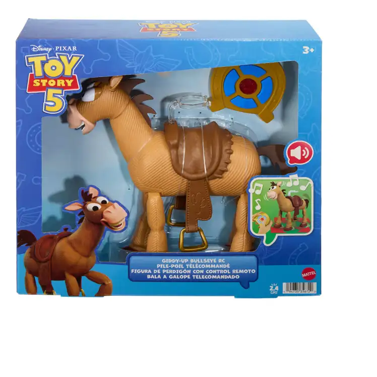 Mattel Disney Jkv52 Toy Story Figuras Proyecto Objetivo Bullseye Con Control Remoto
