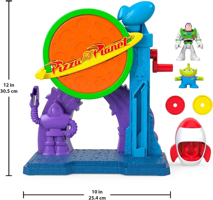 Mattel Fisher Price Jkw20 Toy Story Figuras De Juego Pizza Planeta