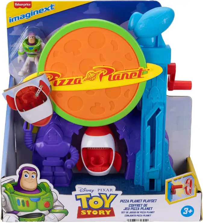 Mattel Fisher Price Jkw20 Toy Story Figuras De Juego Pizza Planeta