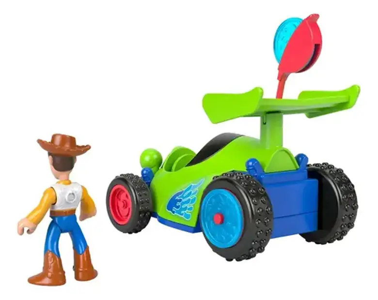 Mattel Fisher Price Jkw22 Toy Story Figuras De Woody Y Carro Rc