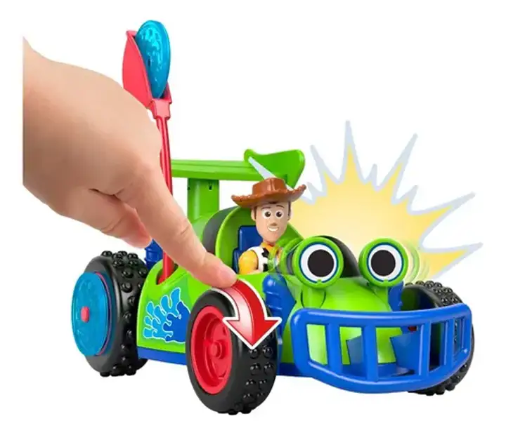 Mattel Fisher Price Jkw22 Toy Story Figuras De Woody Y Carro Rc