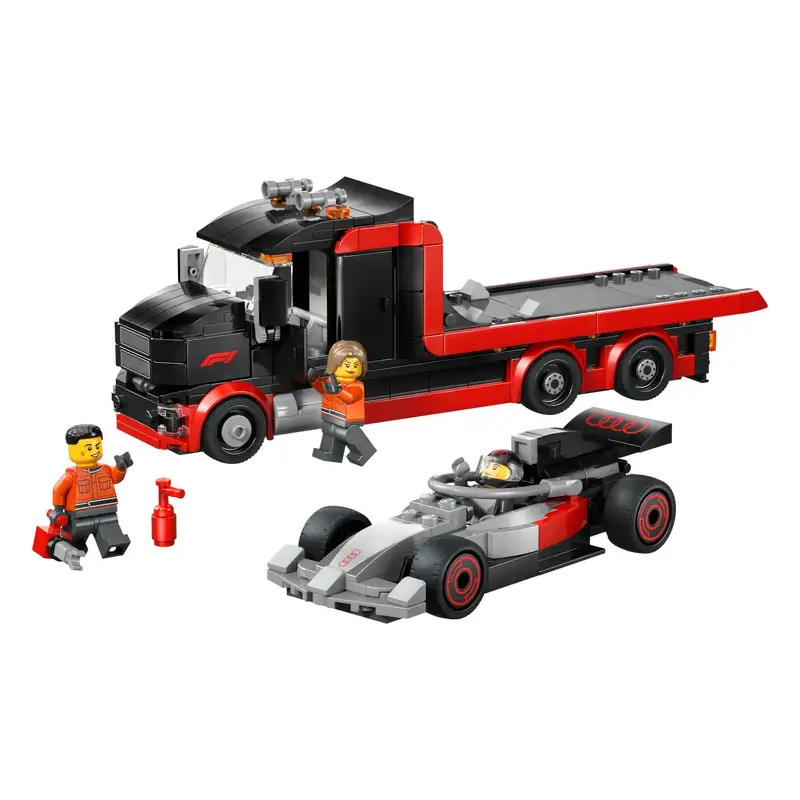Lego City 60493 Camion De Exposicion De F1 Con Coche De Carreras Audi F1