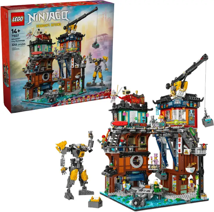 Lego Ninjago 71837 Talleres De La Ciudad