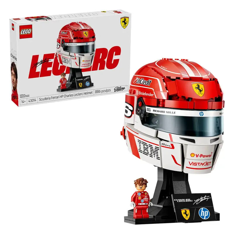 Lego Editions 43014 Scuderia Ferrari Ho Casco De Charles Leclerc