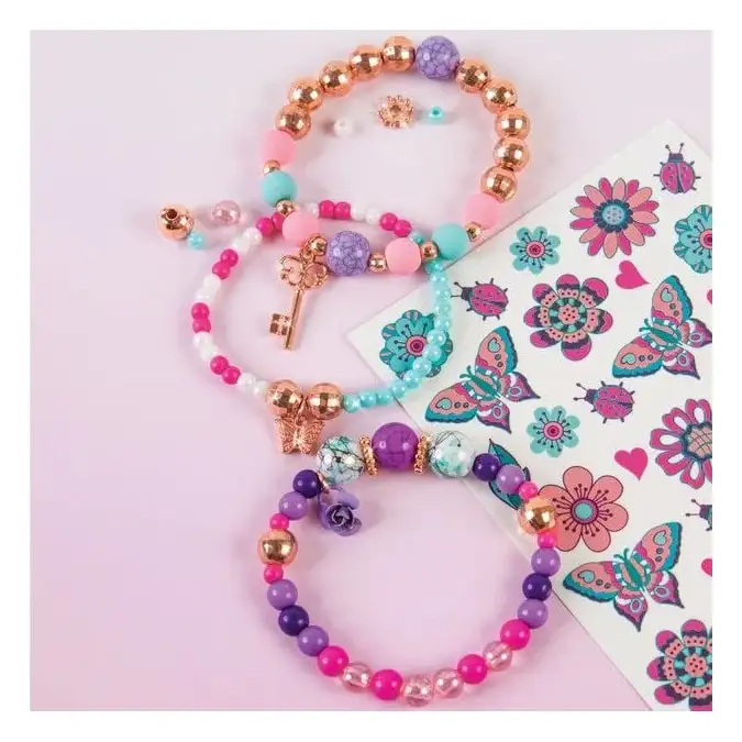 Make It Real Diy 1202 Bedazzled Pulseras Con Dijes Creatividad Floreciente