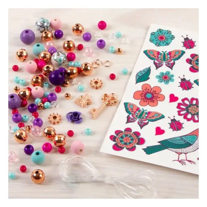 Make It Real Diy 1202 Bedazzled Pulseras Con Dijes Creatividad Floreciente