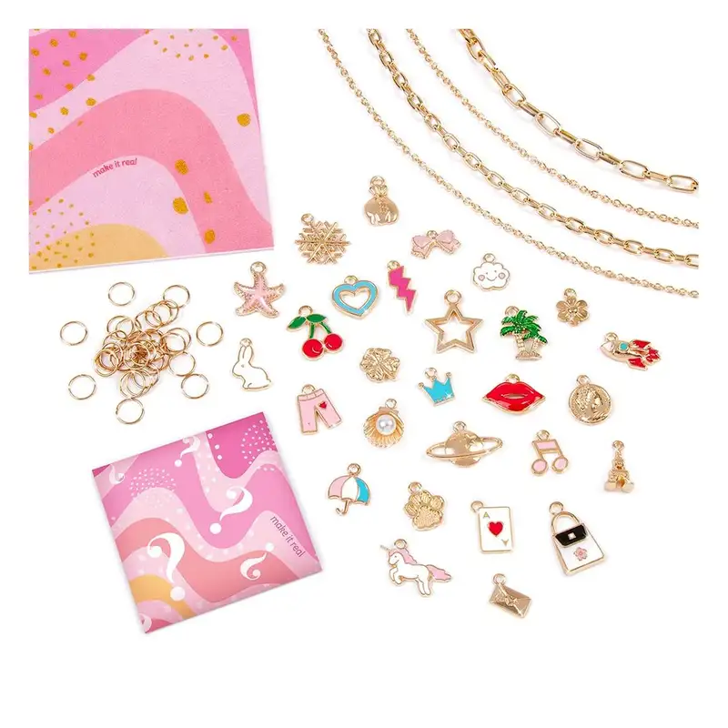 Make It Real Diy 1719 Kit Diy De Collar Con Muchos Dijes