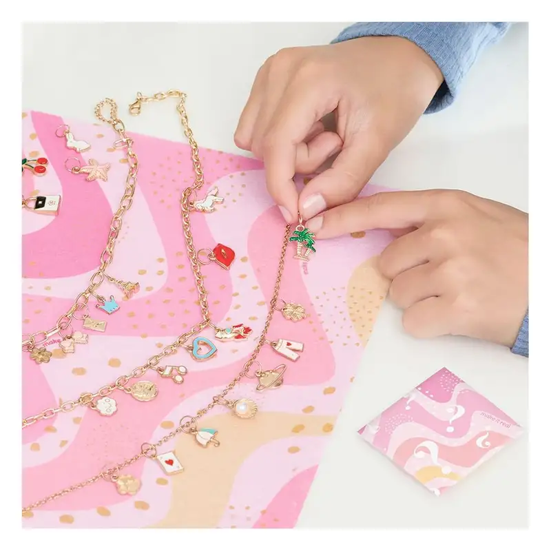 Make It Real Diy 1719 Kit Diy De Collar Con Muchos Dijes