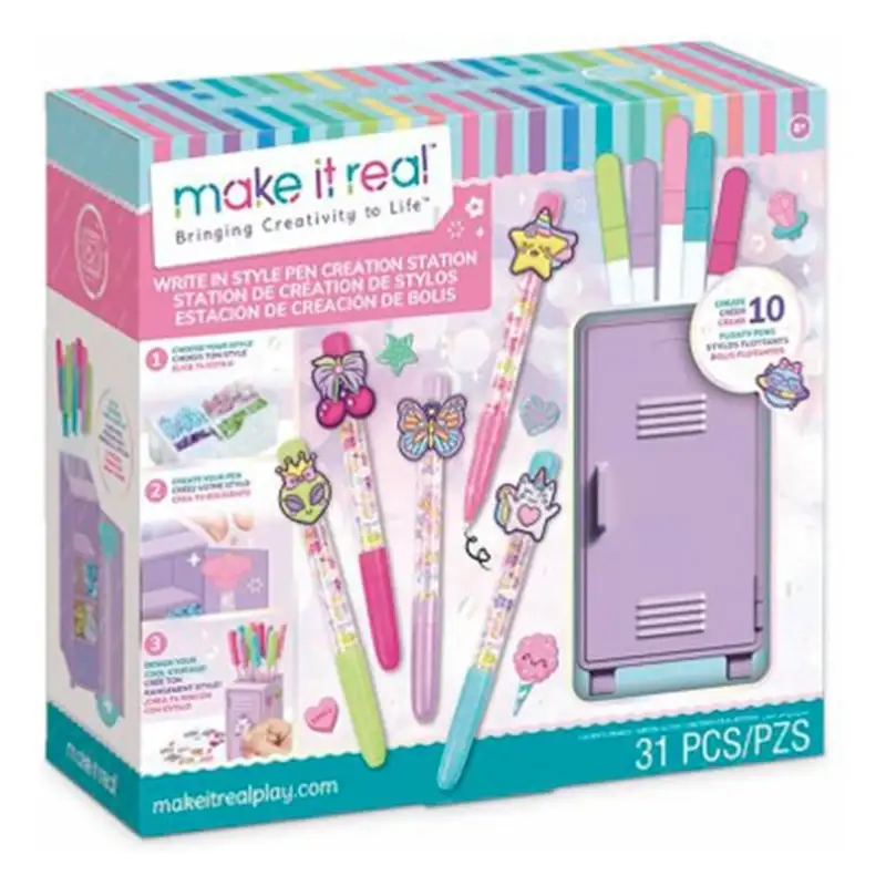 Make It Real Diy 1736 Estacion De Creacion De Lapices Escribe Con Estilo