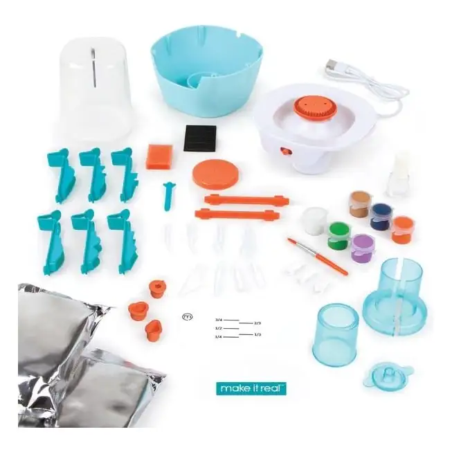 Make It Real Diy 1830 Set Deluxe De Mini Estudio De Ceramica