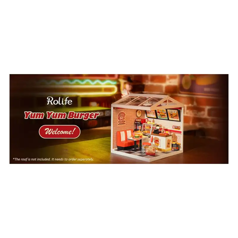 Rolife Diy Dw010 Hamburguesas Yum Yum
