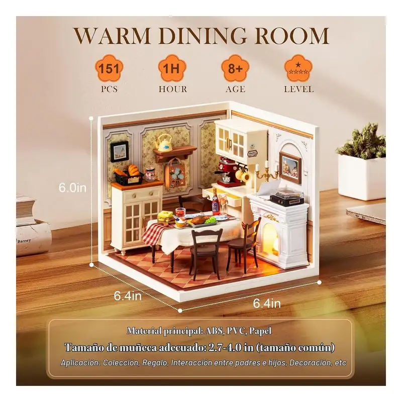 Rolife Diy Dw015B Comedor Calido