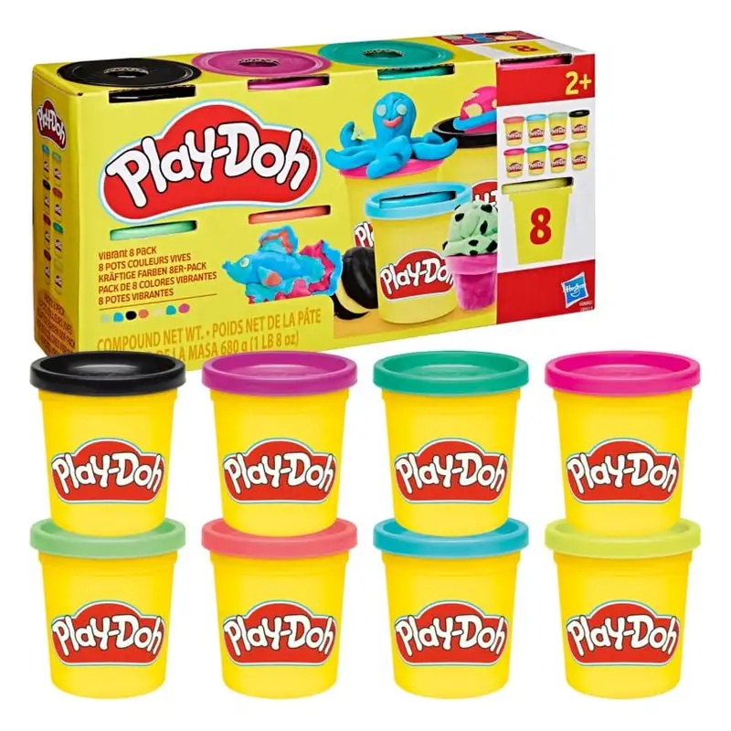 Hasbro Play-Doh G0513 Paquete Surtido De 8 Unidades Version 2 (4)
