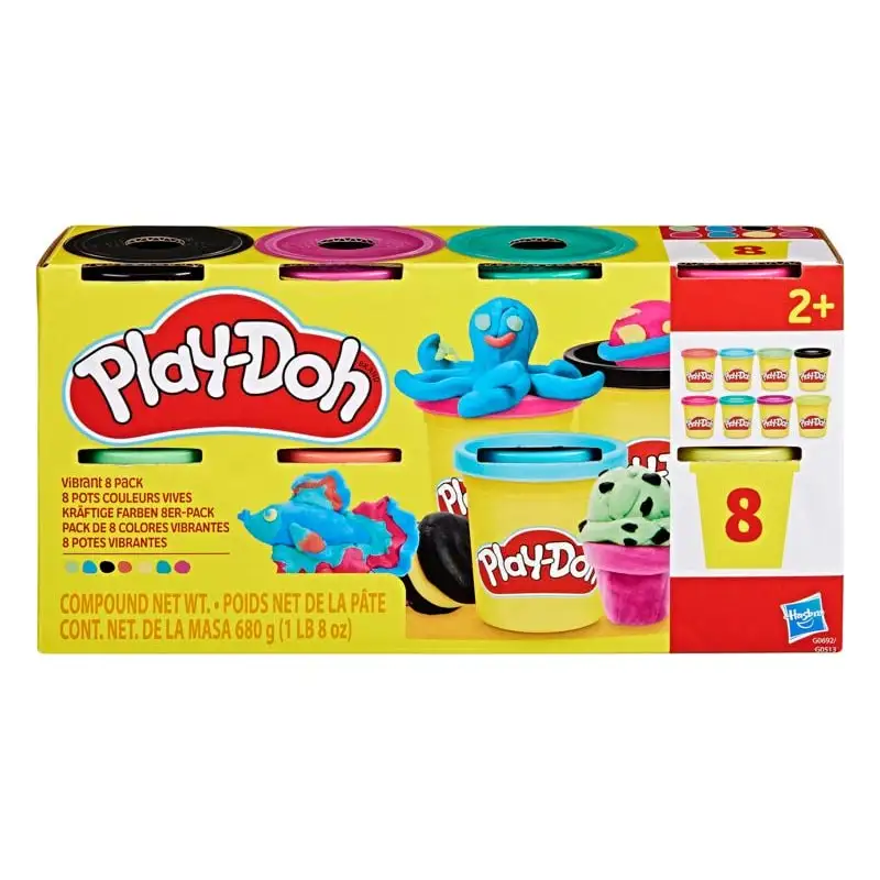 Hasbro Play-Doh G0513 Paquete Surtido De 8 Unidades Version 2 (6)