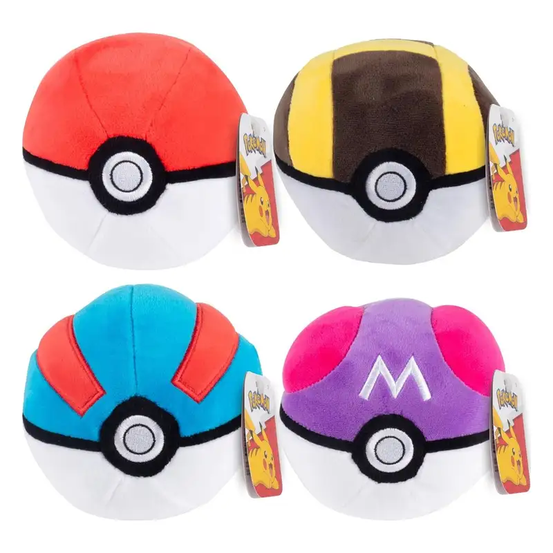 Jazwares Squishmallows Jpt1144 Peluche Pokemon Forma De Pokeball 6 Pulgadas (8)