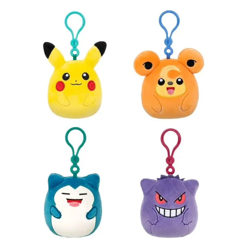 Jazwares Squishmallows Sqpk00445 Peluche Tipo Llavero Pokemon Surtido