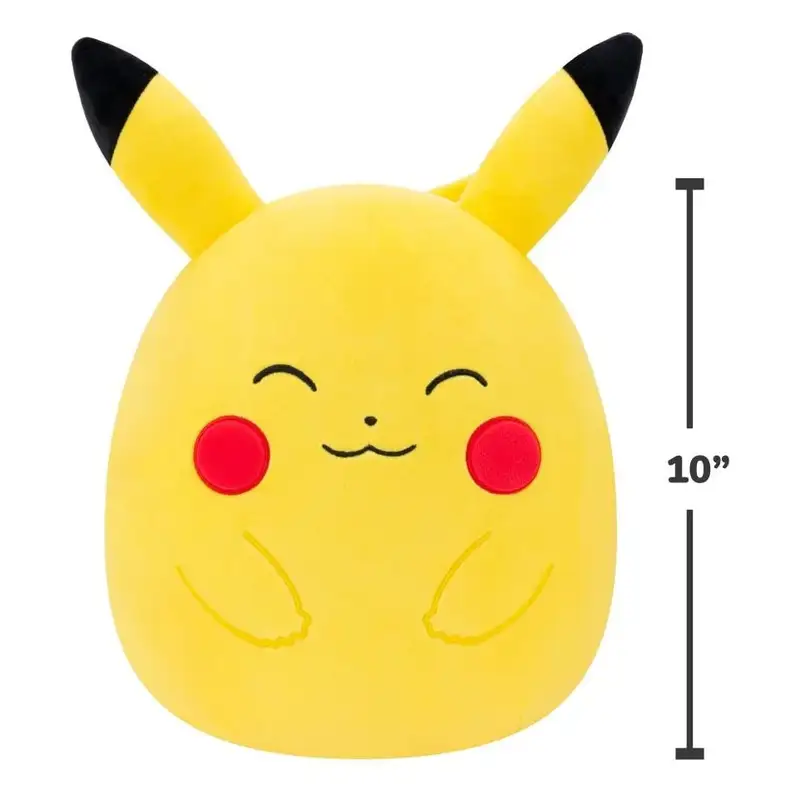 Jazwares Squishmallows Sqpk00055 Peluche De Pikachu Mediano De 10 Pulgadas Surtido Ola 8A