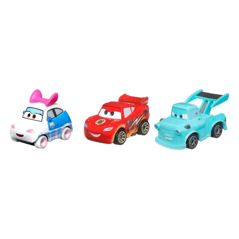 Mattel Cars Gkg01 Disney Pixar Mini Corredores Paquete De 3 Autos