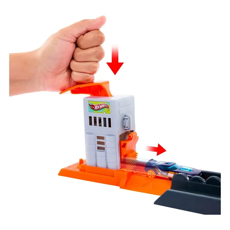 Mattel Hot Wheels Jhl92 Ciudad Taller Del Gorila