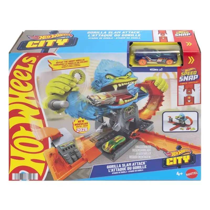 Mattel Hot Wheels Jhl92 Ciudad Taller Del Gorila
