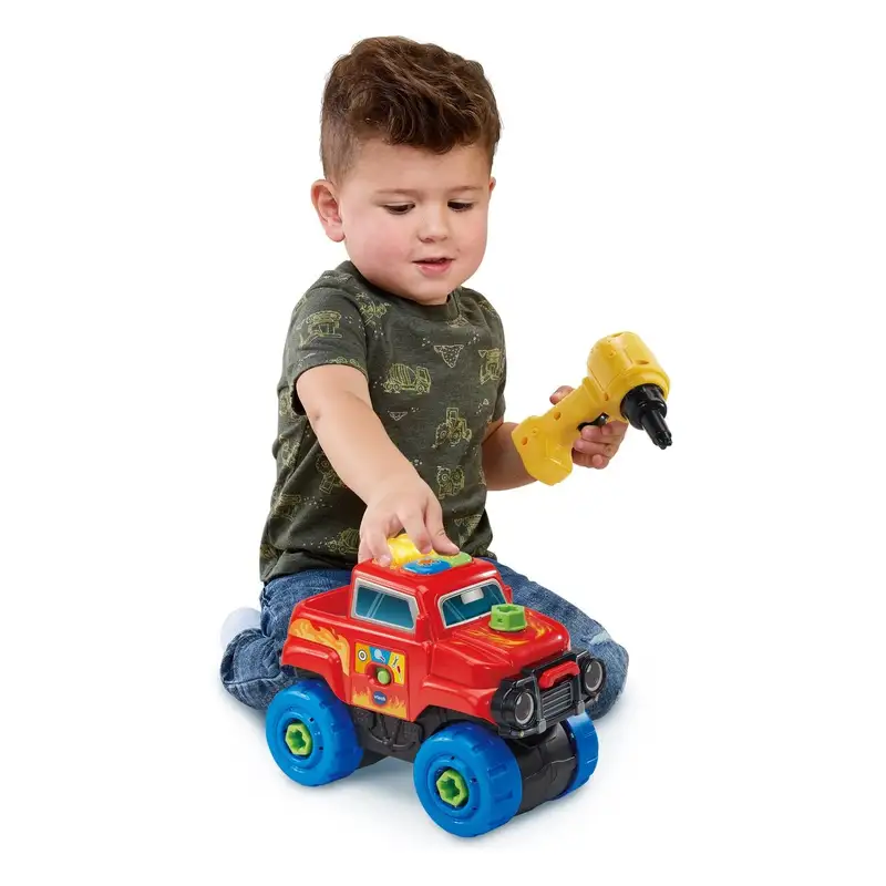 Vtech Baby 80-576322 Monster Truck Arma Y Repara