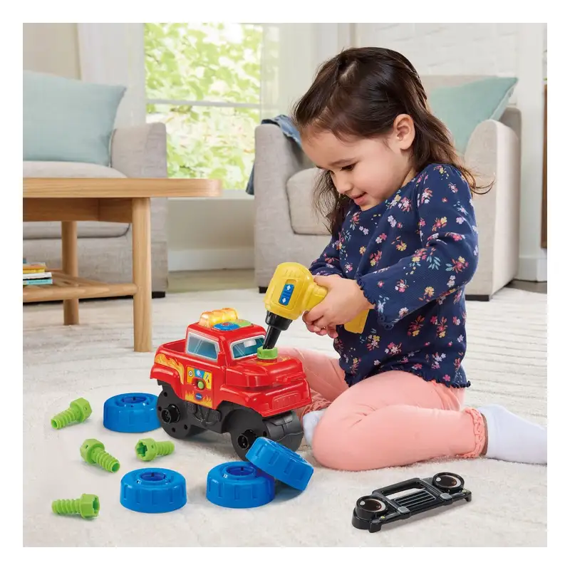 Vtech Baby 80-576322 Monster Truck Arma Y Repara