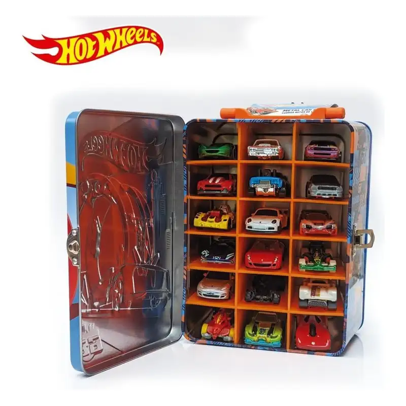 Mattel Hot Wheels Hwcc2-24C Estuche Metalico Para Autos