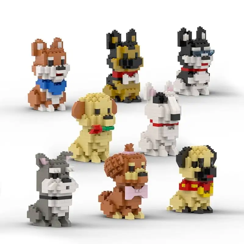 Koco  Lolo-015 Micro Bloques Perros Surtido