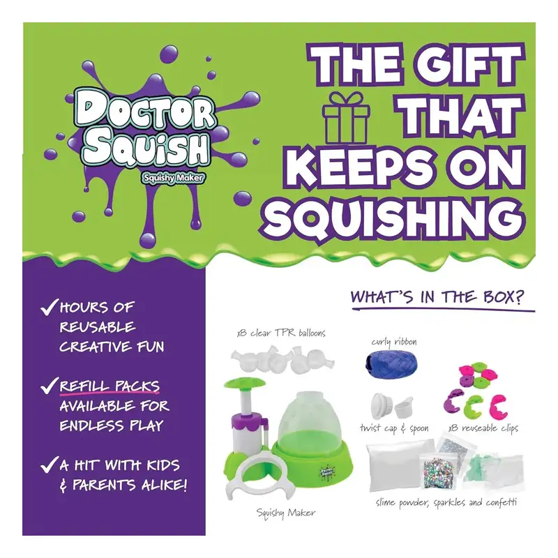 Toysmith Doctor Squish 39095 Doctor Squish Estacion Creadora De Squishies (6)