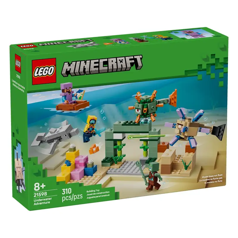 Lego Minecraft 21598 Aventura Submarina