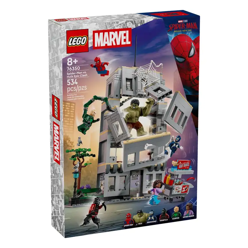 Lego Marvel 76350 Spider-Man Vs Hulk: Choque Epico