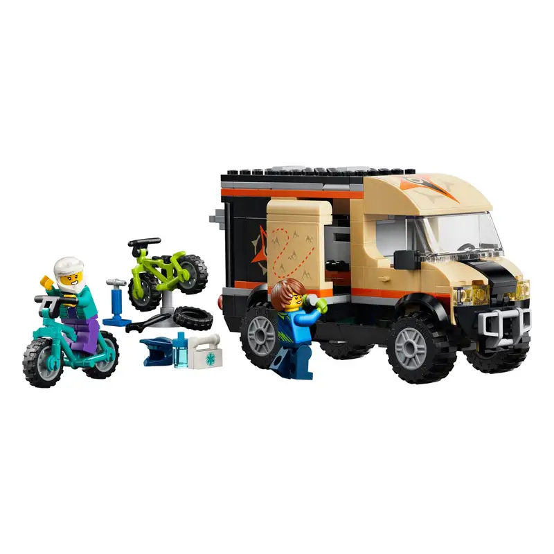 Lego City 60512 Furgoneta De Aventura Con Bicis De Montana