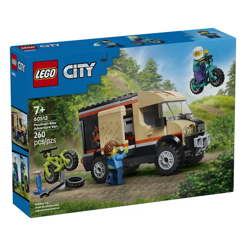 Lego City 60512 Furgoneta De Aventura Con Bicis De Montana