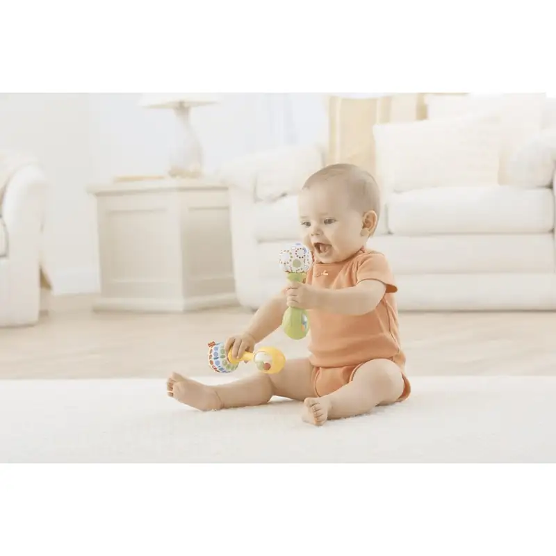 Mattel Fisher Price Hmf34 Maracas Rattle 'N Rock Para Recien Nacidos
