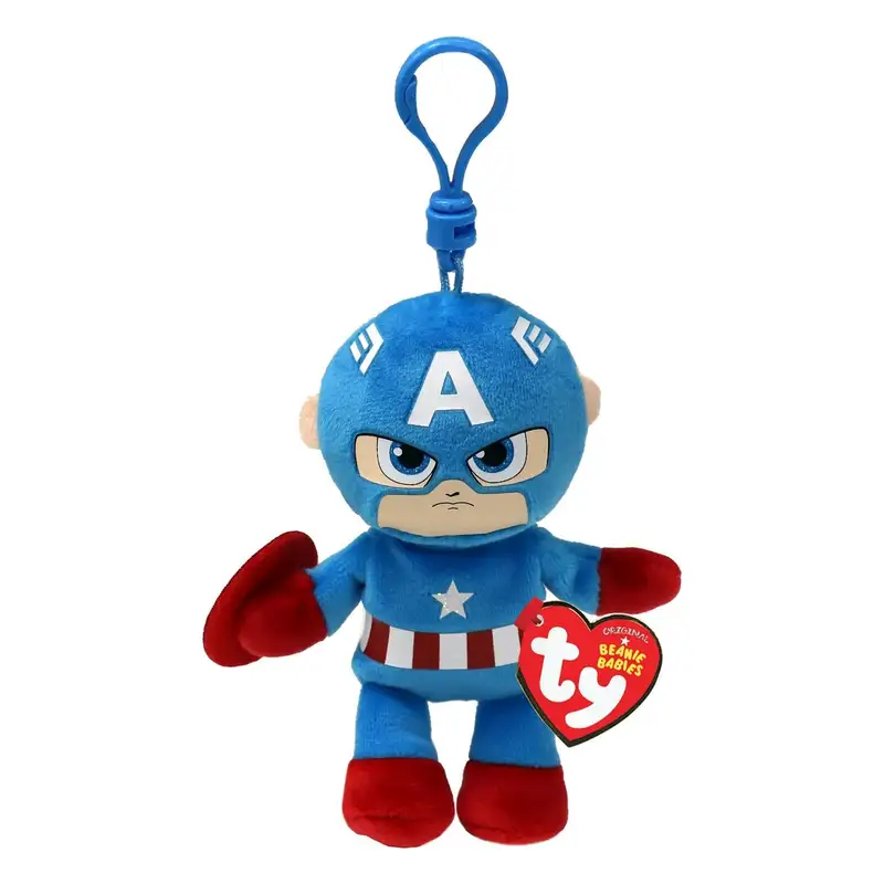 Ty Beanies Marvel 34004 Capitan America Clip