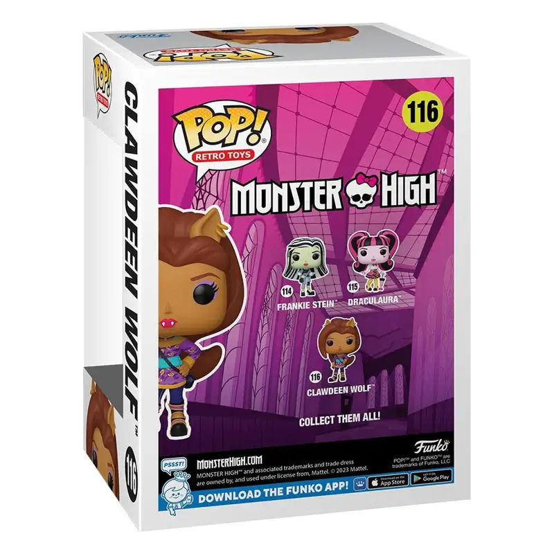 Funko Pop! 67428 Figura Monster High Clawdeen